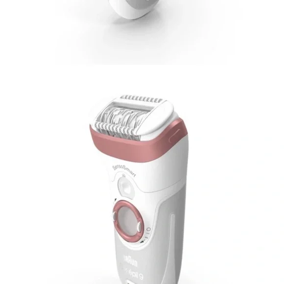 Braun Silk-épil 9 Rose Gold Wet & Dry Epilator/Shaver Head & 4 Extras SES9-720. - Picture 4 of 6